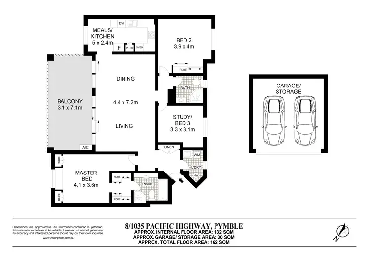 Floorplan of Homely apartment listing, 8/1035 Pacific Highway, Pymble NSW 2073