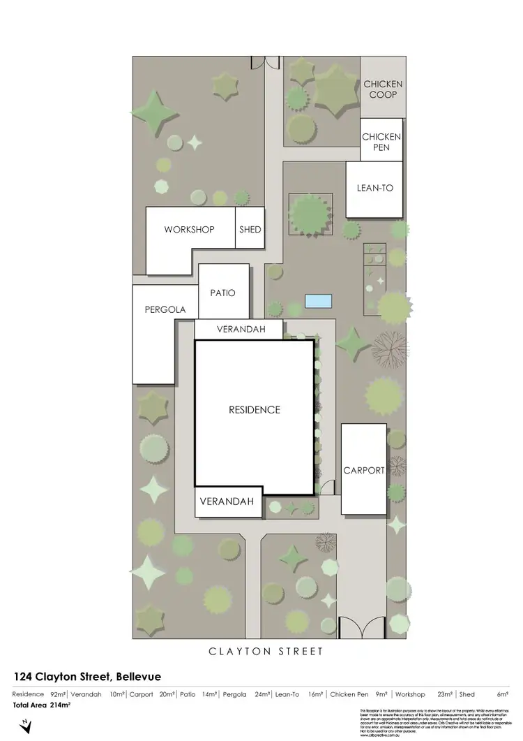 Floorplan of Homely house listing, 124 Clayton Street, Bellevue WA 6056