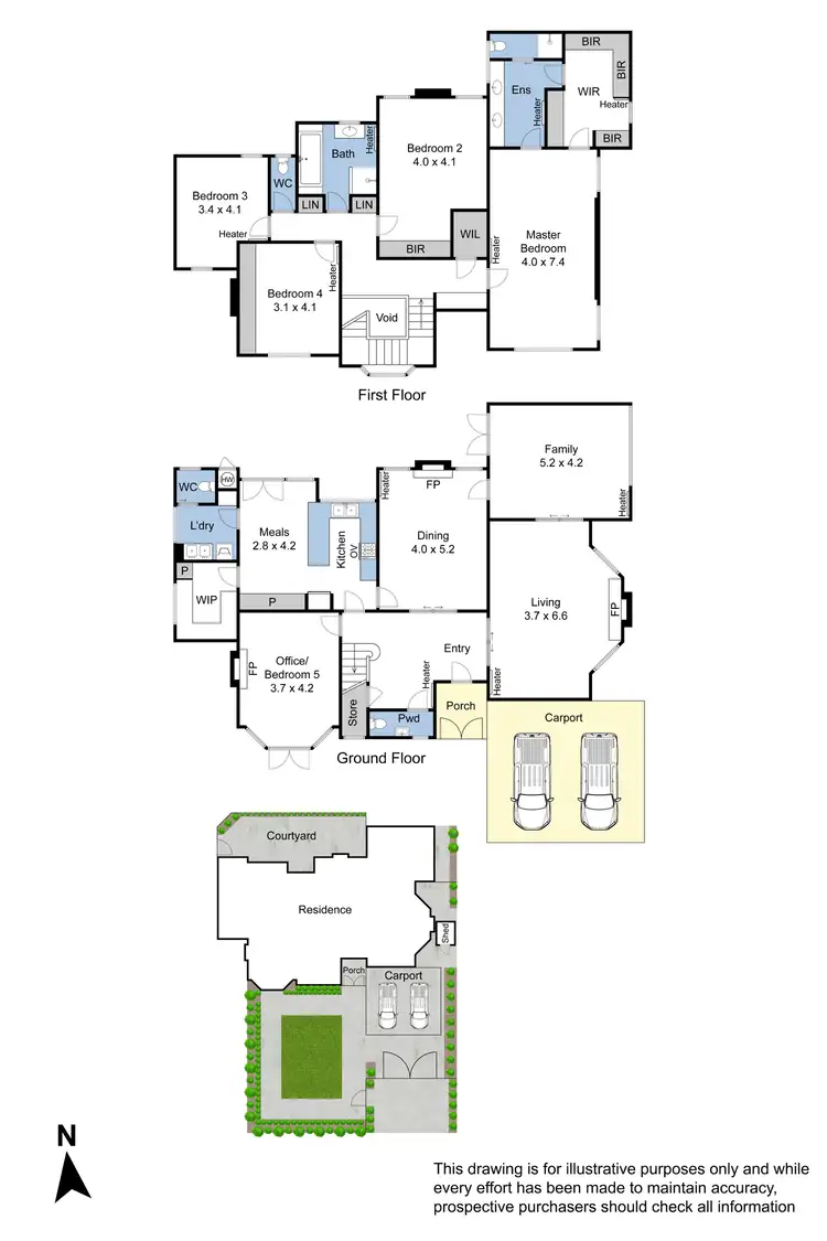 Floorplan of Homely house listing, 1/409 Toorak Road, Toorak VIC 3142