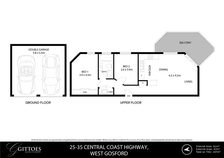 Floorplan of Homely unit listing, 25/35 Central Coast Highway, West Gosford NSW 2250