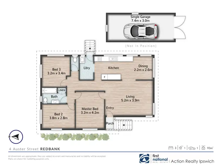 Floorplan of Homely house listing, 4 Auster Street, Redbank QLD 4301