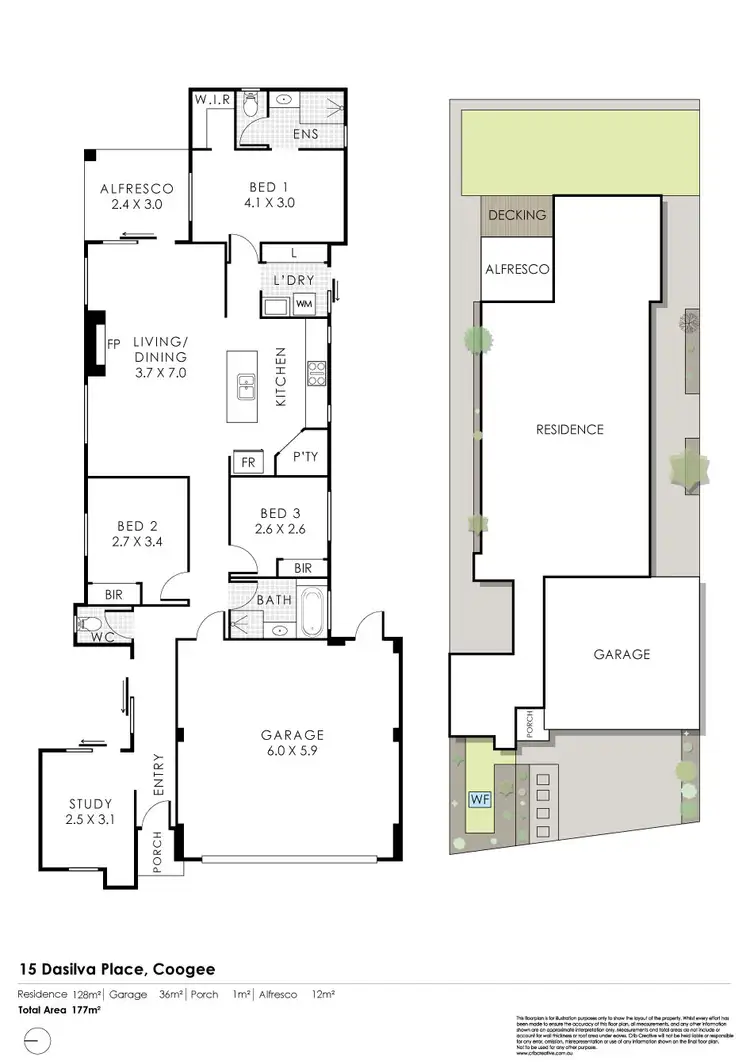 Floorplan of Homely house listing, 15 Dasilva Place, Coogee WA 6166