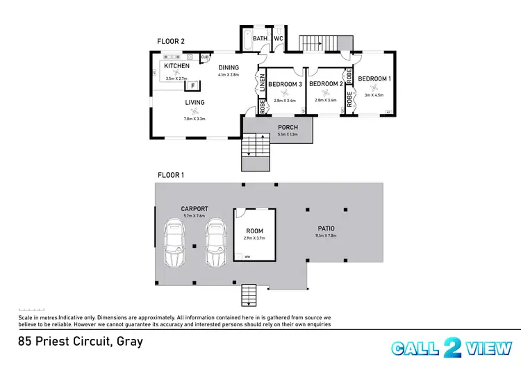 Floorplan of Homely house listing, 85 Priest Circuit, Gray NT 830