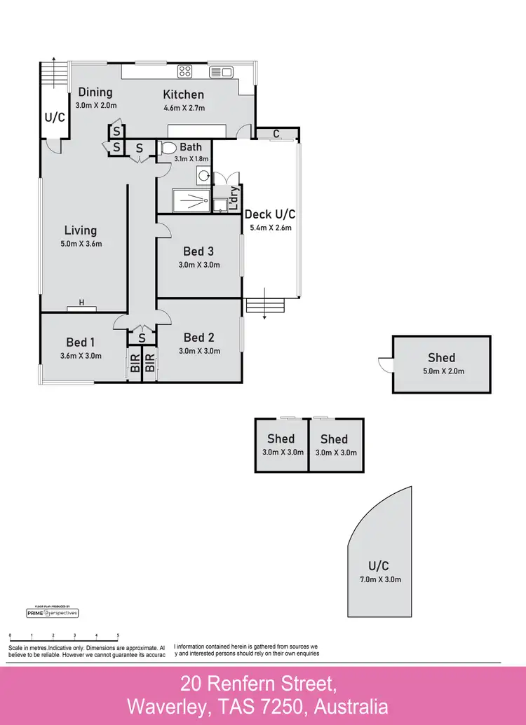 Floorplan of Homely house listing, 20 Renfern Street, Waverley TAS 7250