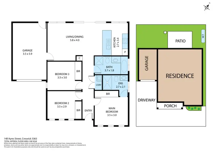 Floorplan of Homely house listing, 14B Ayres Street, Creswick VIC 3363