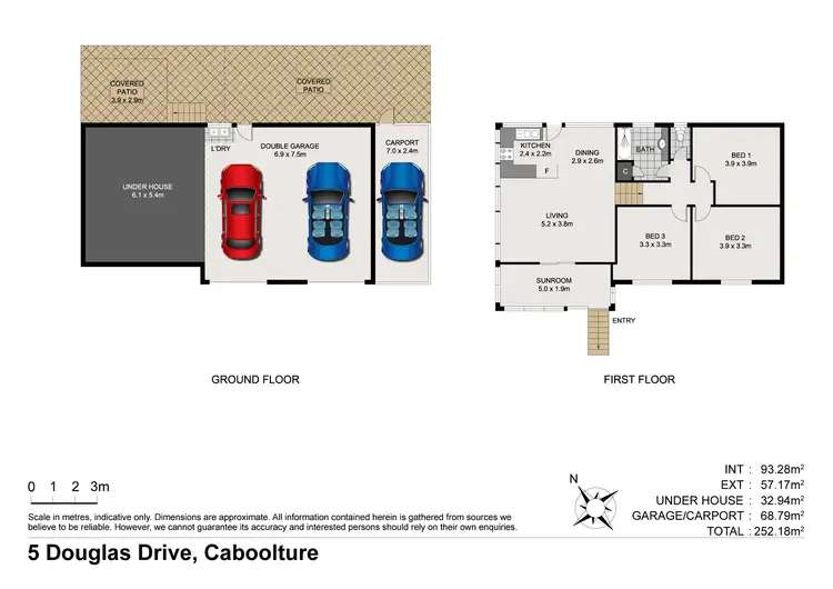 Floorplan of Homely house listing, 5 Douglas Drive, Caboolture QLD 4510