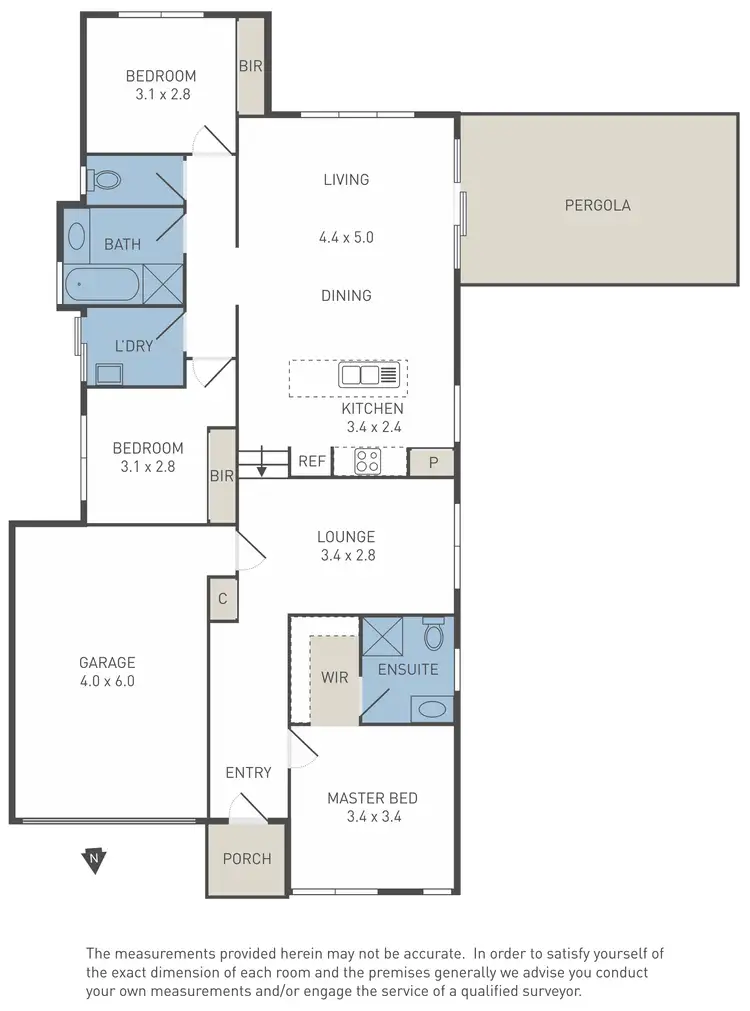 Floorplan of Homely house listing, 6 Farm Court, Bacchus Marsh VIC 3340