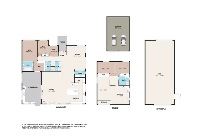 Floorplan of Homely rural property listing, 199-209 Fourth Road, Berkshire Park NSW 2765
