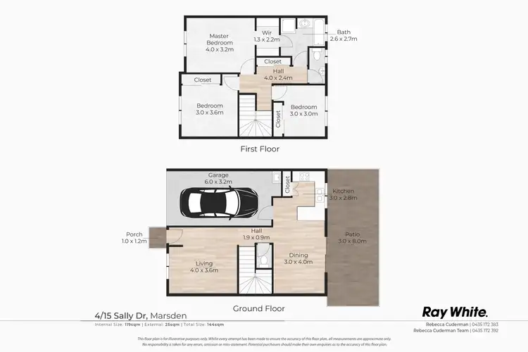 Floorplan of Homely townhouse listing, 4/15 Sally Drive, Marsden QLD 4132