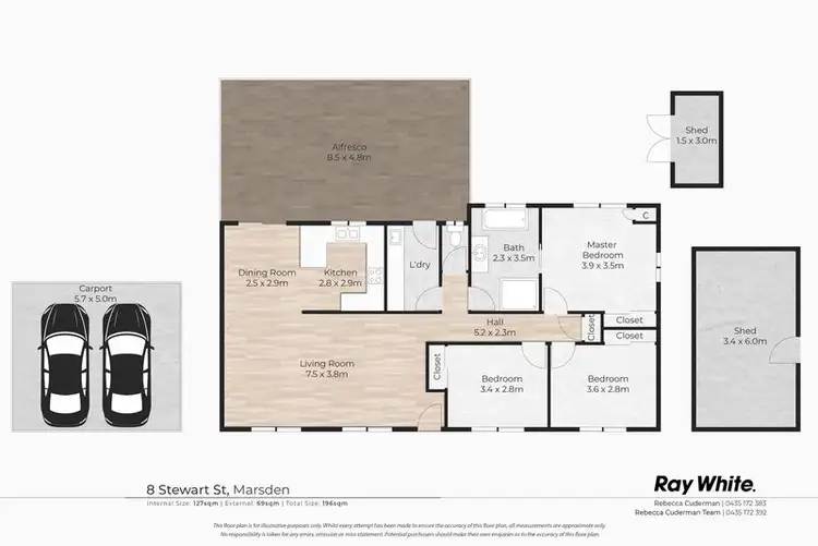 Floorplan of Homely house listing, 8 Stewart Street, Marsden QLD 4132