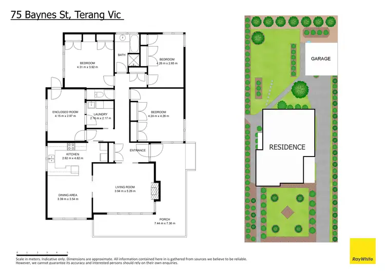 Floorplan of Homely house listing, 75 Baynes Street, Terang VIC 3264