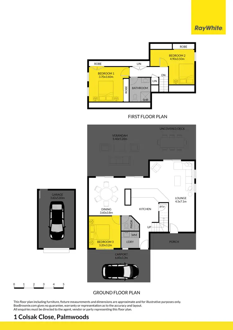Floorplan of Homely house listing, 1 Colsak Close, Palmwoods QLD 4555