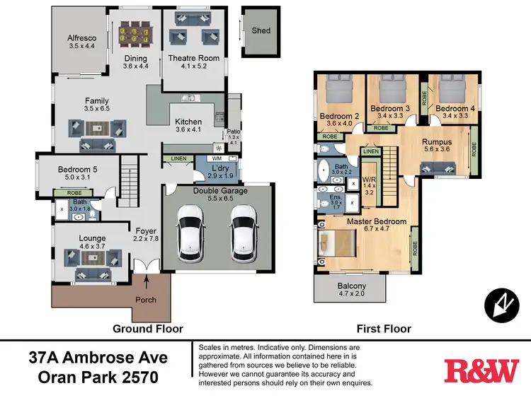 Floorplan of Homely house listing, 37A Ambrose Street, Oran Park NSW 2570