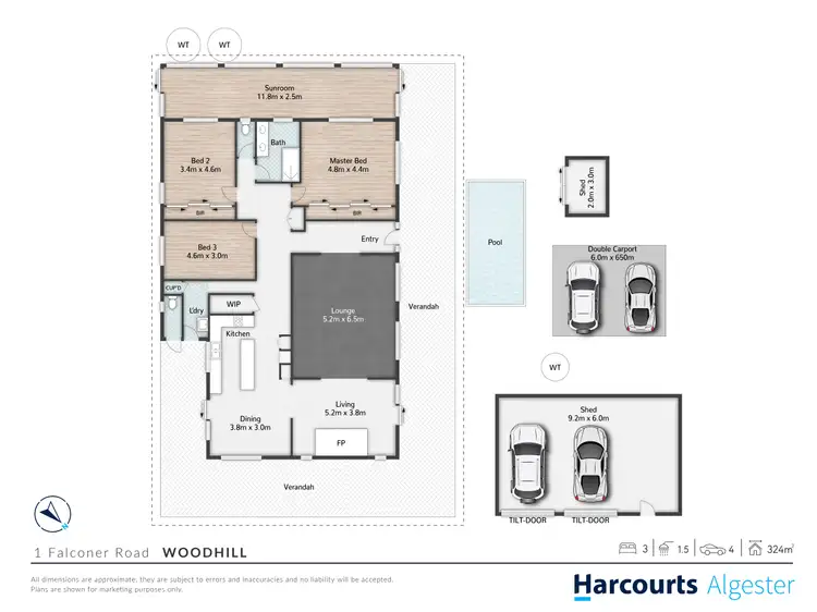 Floorplan of Homely house listing, 1-17 Falconer Road, Woodhill QLD 4285