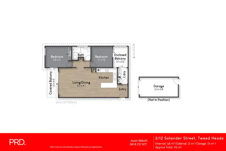 Floorplan of Homely unit listing, 2/12 Solander Street, Tweed Heads NSW 2485