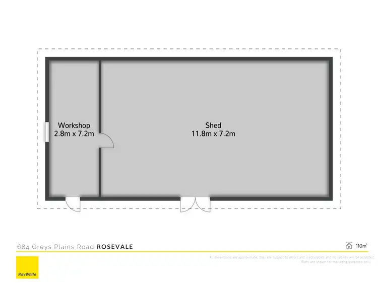 Floorplan of Homely rural property listing, 684 Greys Plains Road, Rosevale QLD 4340