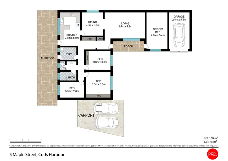 Floorplan of Homely house listing, 5 Maple Street, Coffs Harbour NSW 2450
