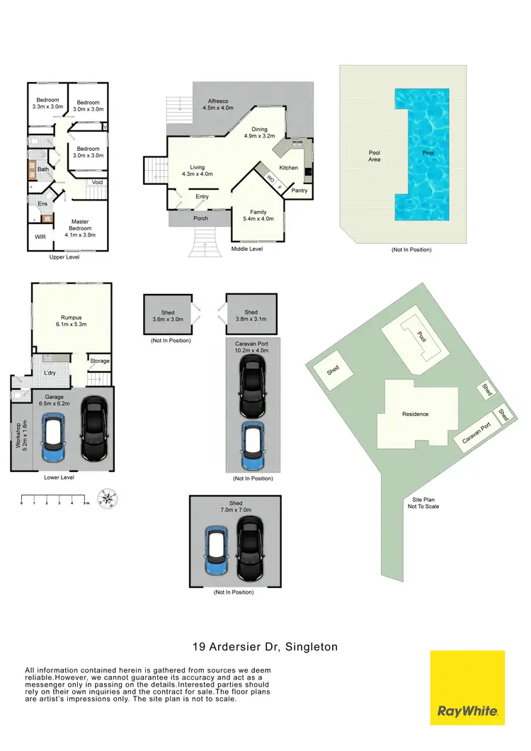 Floorplan of Homely house listing, 19 Ardersier Drive, Singleton NSW 2330