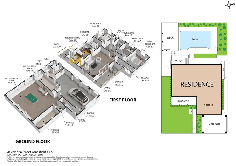 Floorplan of Homely house listing, 28 Valentia Street, Mansfield QLD 4122