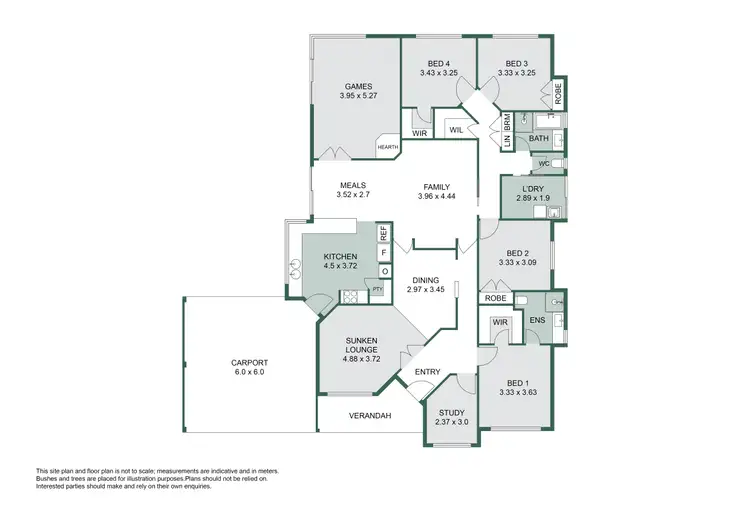 Floorplan of Homely house listing, 14 Blackwood Parade, Dudley Park WA 6210