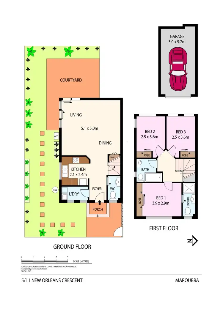 Floorplan of Homely unit listing, 5/11 New Orleans Crescent, Maroubra NSW 2035