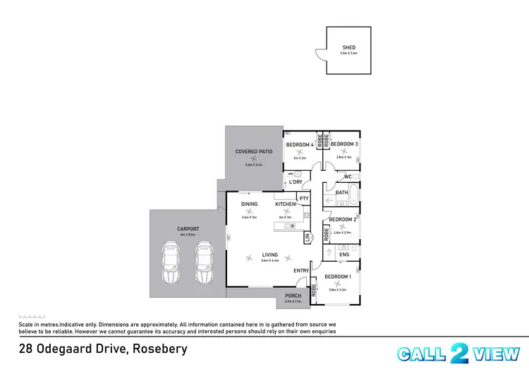 Floorplan of Homely house listing, 28 Odegaard Drive, Rosebery NT 832