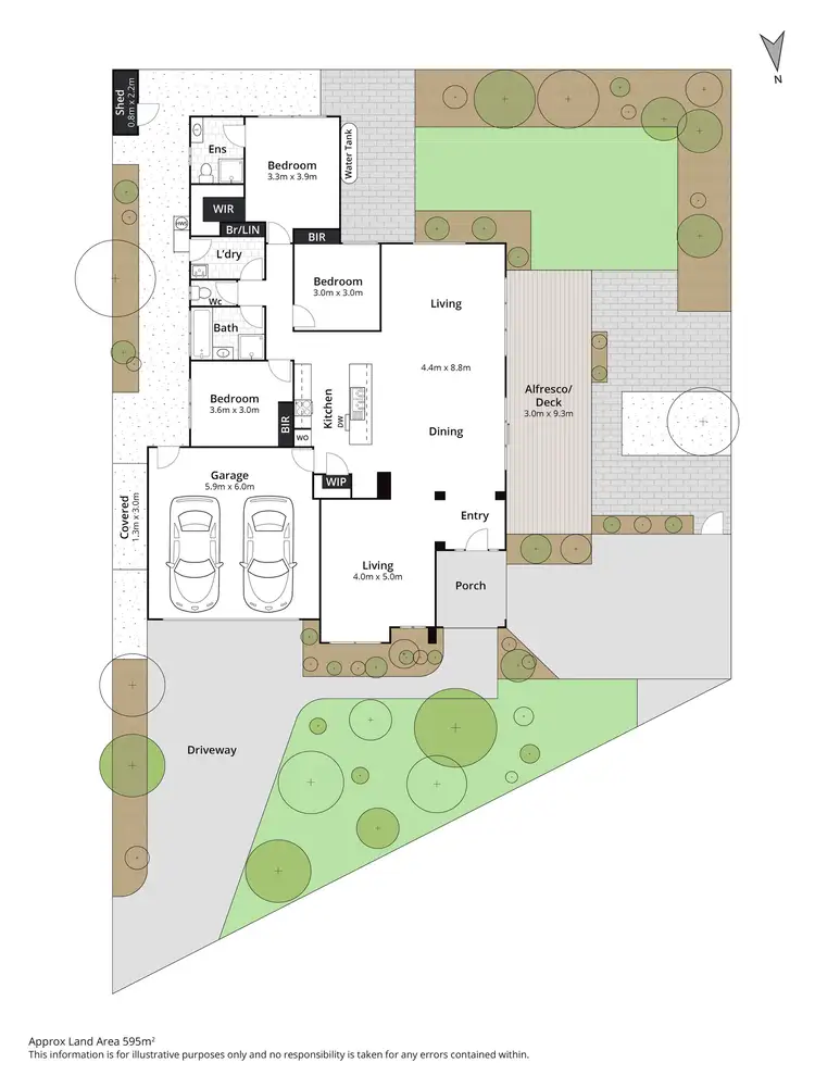 Floorplan of Homely house listing, 22 Barry Court, Grovedale VIC 3216