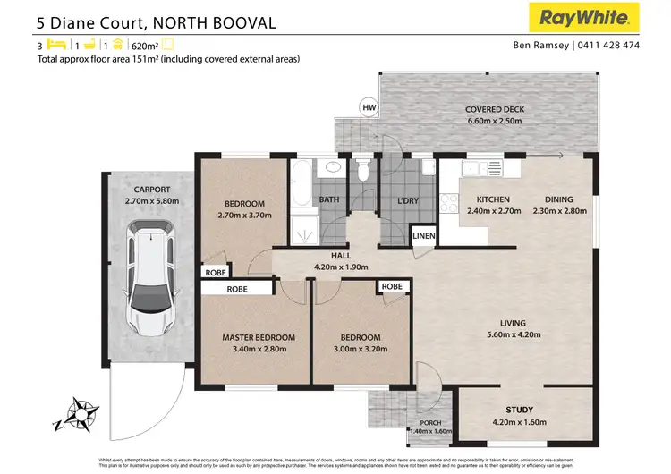 Floorplan of Homely house listing, 5 Diane Court, North Booval QLD 4304