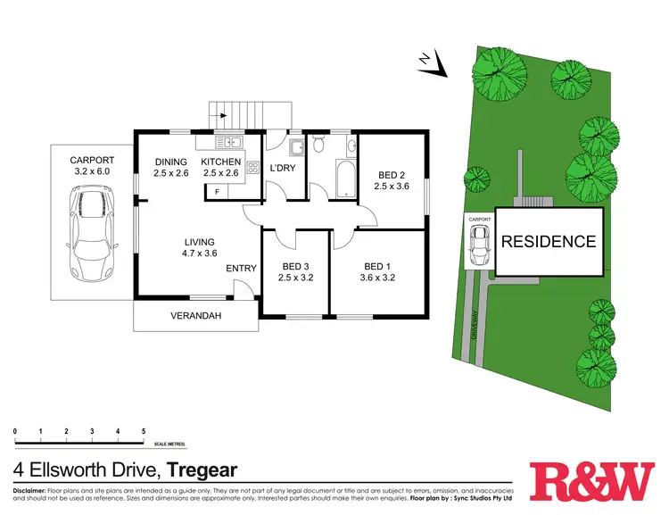 Floorplan of Homely house listing, 4 Ellsworth Drive, Tregear NSW 2770