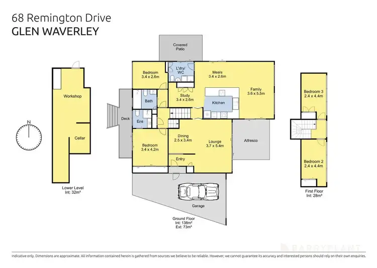 Floorplan of Homely house listing, 68 Remington Drive, Glen Waverley VIC 3150