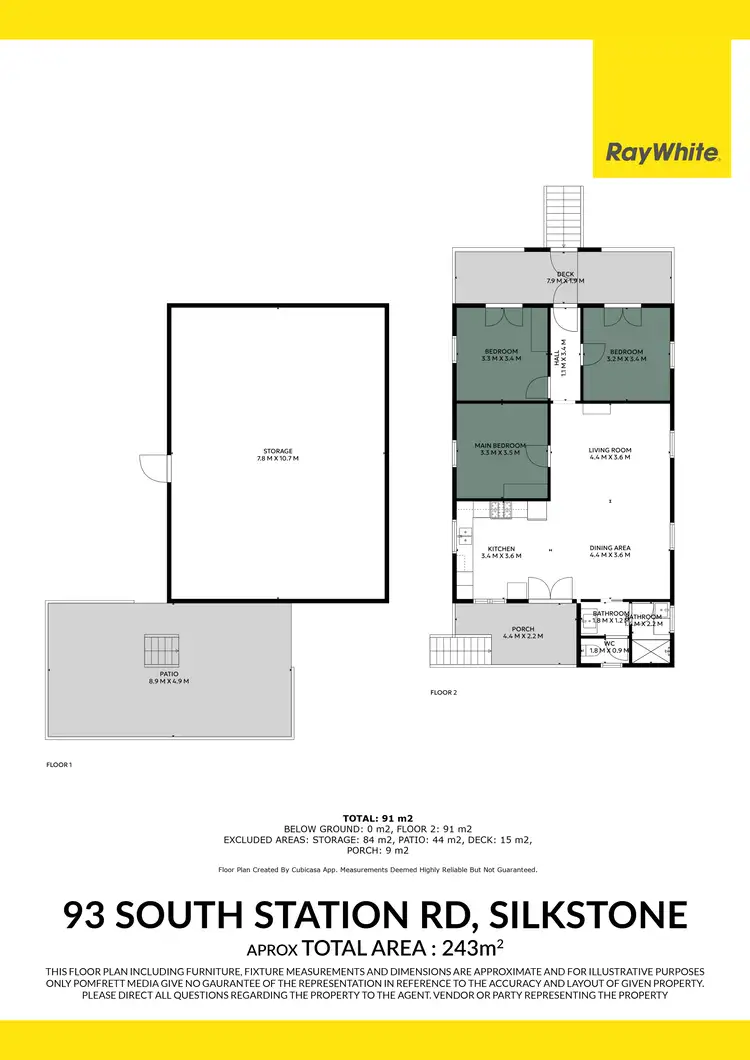 Floorplan of Homely house listing, 93 South Station Road, Silkstone QLD 4304