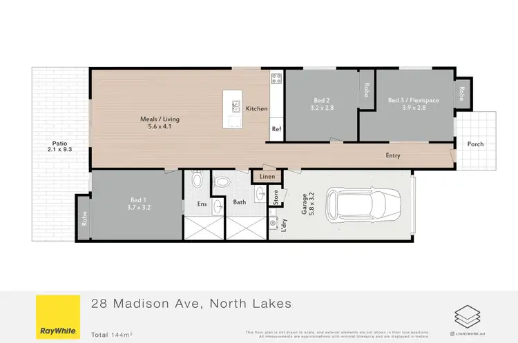 Floorplan of Homely house listing, 28 Madison Avenue, North Lakes QLD 4509