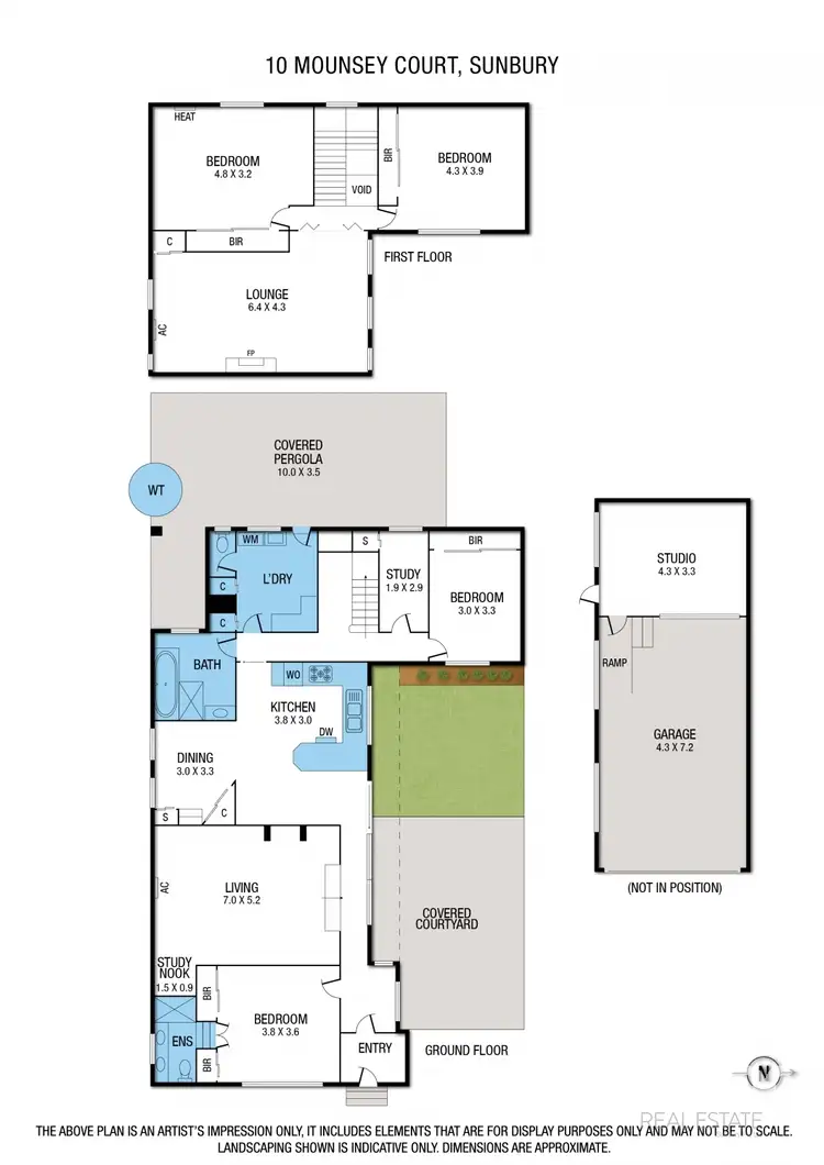 Floorplan of Homely house listing, 10 Mounsey Court, Sunbury VIC 3429