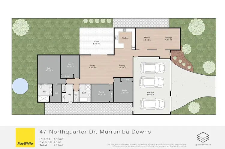 Floorplan of Homely house listing, 47 Northquarter Drive, Murrumba Downs QLD 4503