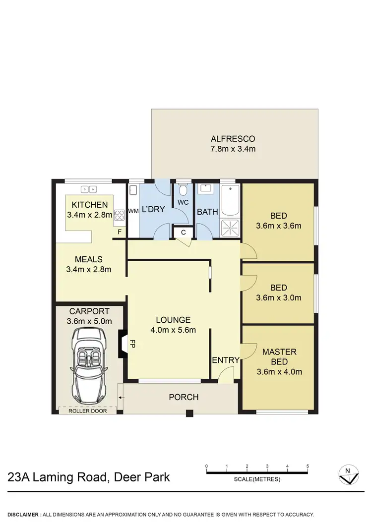 Floorplan of Homely house listing, 23A Laming Road, Deer Park VIC 3023