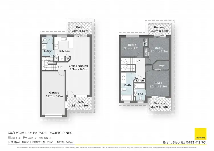 Floorplan of Homely house listing, 30/1 Mcauley Parade, Pacific Pines QLD 4211