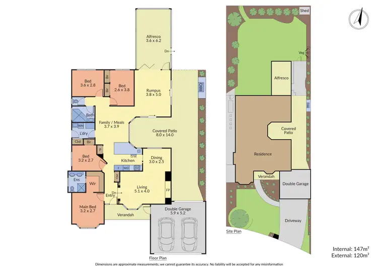 Floorplan of Homely house listing, 47 Clondara Drive, Rowville VIC 3178
