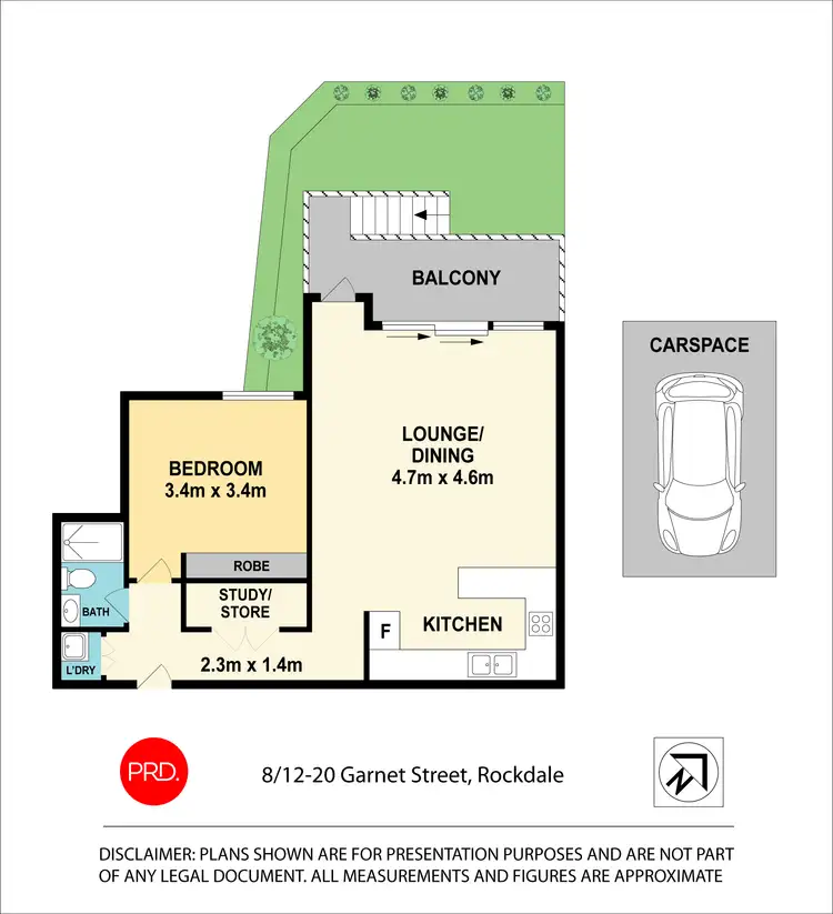 Floorplan of Homely apartment listing, 8/12-20 Garnet Street, Rockdale NSW 2216