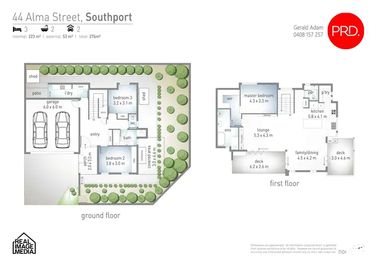 Floorplan of Homely house listing, 44 Alma Street, Southport QLD 4215