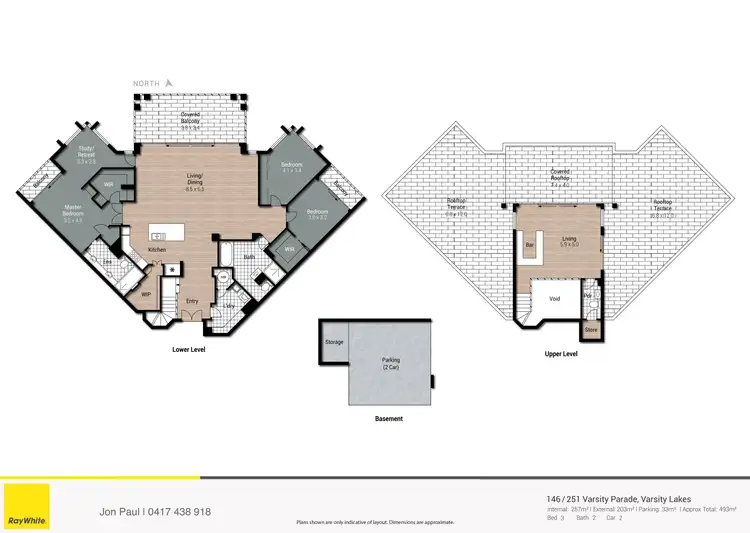 Floorplan of Homely apartment listing, 146/251 Varsity Parade, Varsity Lakes QLD 4227