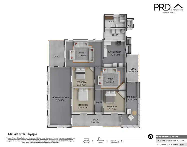 Floorplan of Homely house listing, 4-6 Hale Street, Kyogle NSW 2474