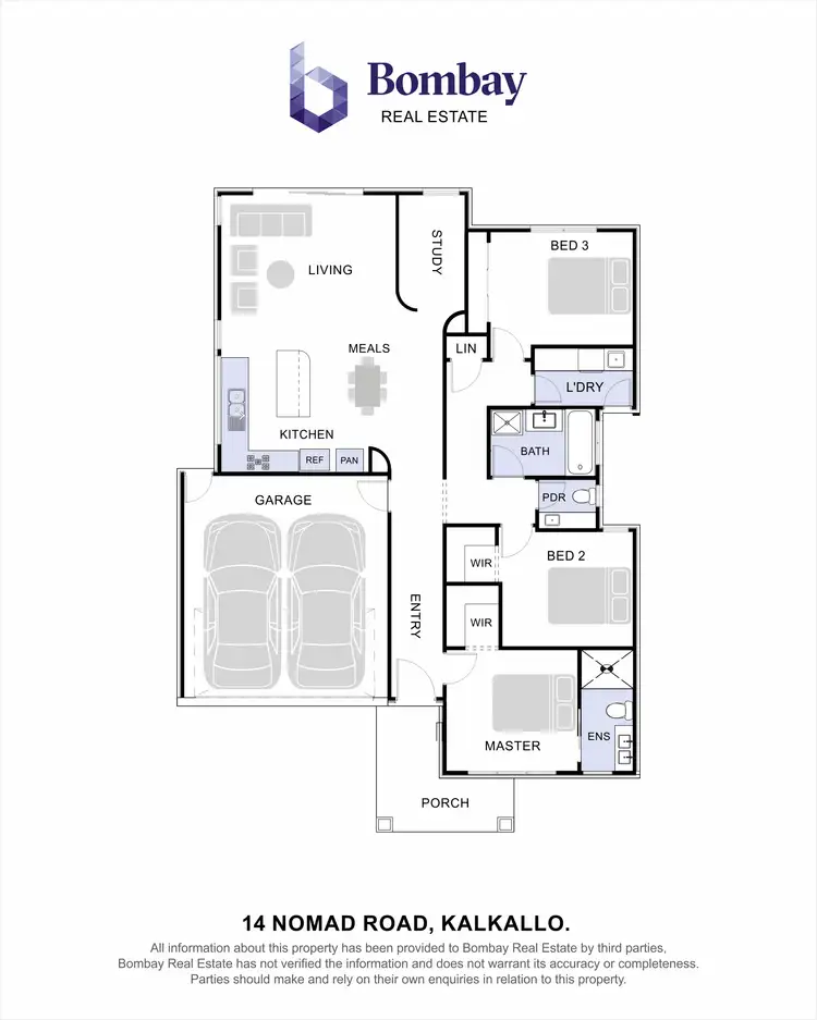Floorplan of Homely house listing, 14 Nomad Road, Kalkallo VIC 3064
