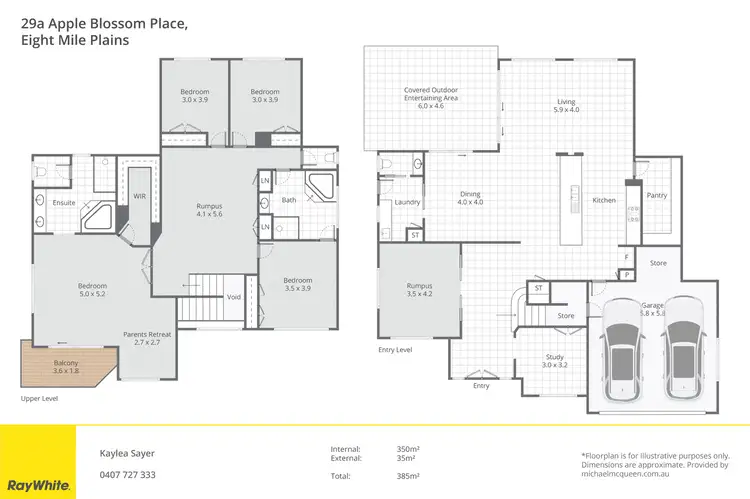 Floorplan of Homely house listing, 29A Apple Blossom Place, Eight Mile Plains QLD 4113