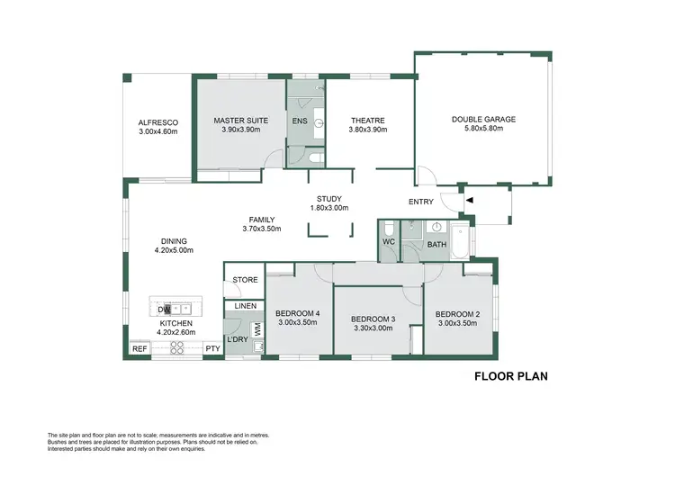Floorplan of Homely house listing, 16 Kirkland Way, Meadow Springs WA 6210