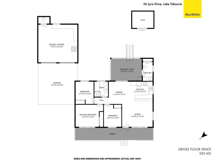 Floorplan of Homely house listing, 36 Lyra Drive, Lake Tabourie NSW 2539