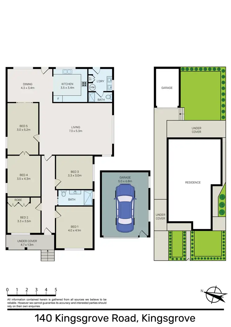 Floorplan of Homely house listing, 140 Kingsgrove Road, Kingsgrove NSW 2208