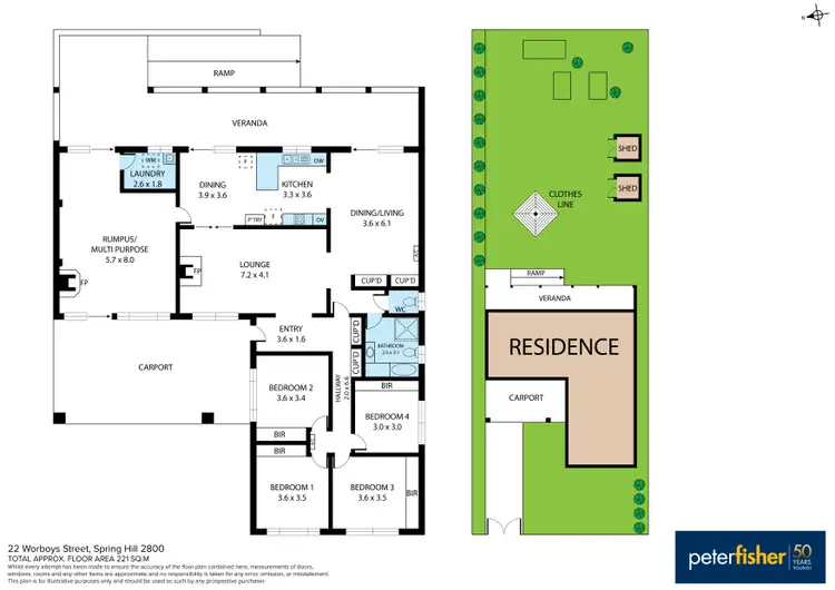 Floorplan of Homely house listing, 22 Worboys Street, Spring Hill NSW 2800