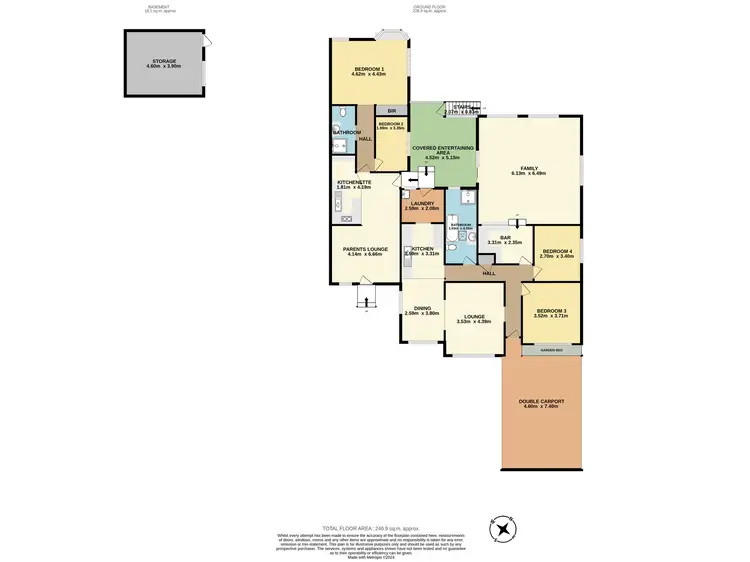 Floorplan of Homely house listing, 131 Lakelands Drive, Dapto NSW 2530