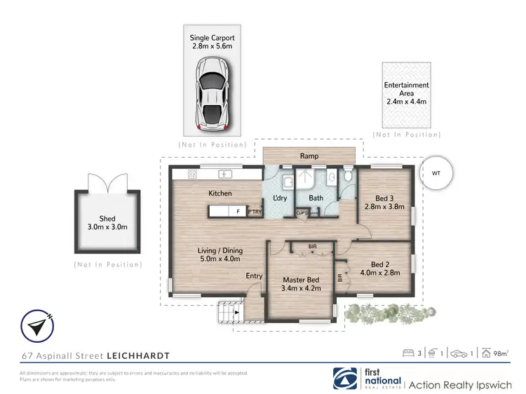 Floorplan of Homely house listing, 67 Aspinall Street, Leichhardt QLD 4305