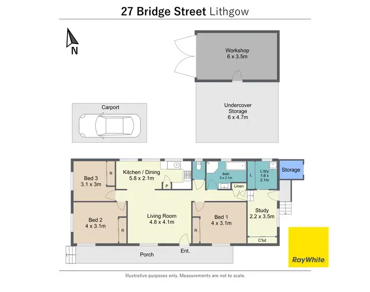 Floorplan of Homely house listing, 27 Bridge Street, Lithgow NSW 2790